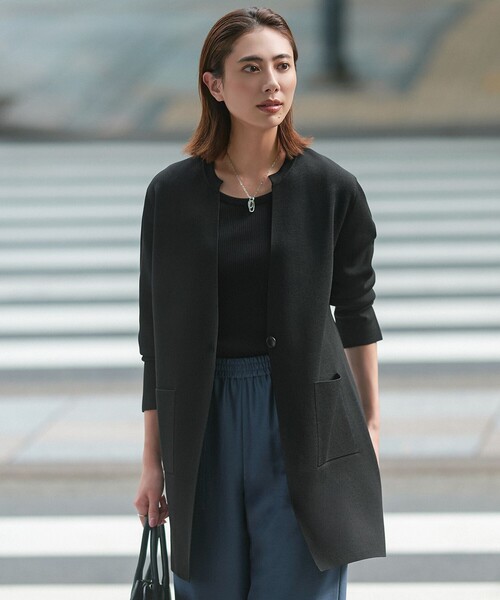 セール】アセテートミラノ ロングカーディガン（カーディガン/ボレロ