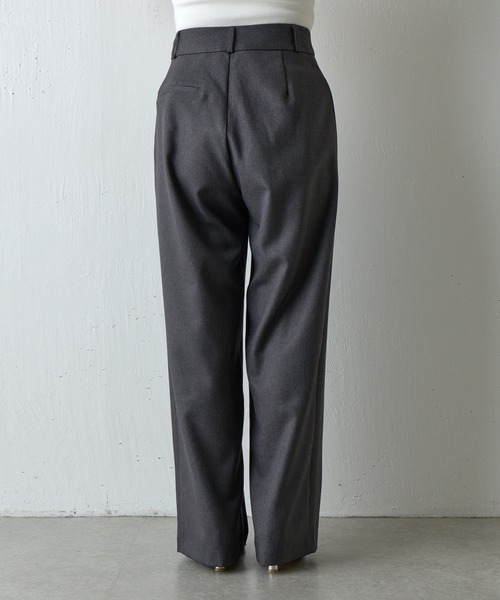COLONY 2139（コロニートゥーワンスリーナイン）の「ウールライクタックワイドパンツ（スラックス・レディース・チャコールグレー/ブラウン/ブラック・SMALL/MEDIUM）」の6枚目の写真