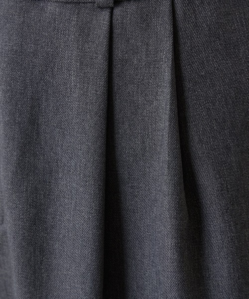 COLONY 2139（コロニートゥーワンスリーナイン）の「ウールライクタックワイドパンツ（スラックス・レディース・チャコールグレー/ブラウン/ブラック・SMALL/MEDIUM）」の13枚目の写真