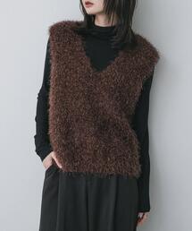 SENSE OF PLACE by URBAN RESEARCH | モールフェザーニットベスト(ベスト)