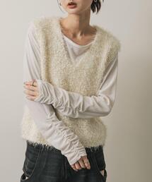 SENSE OF PLACE by URBAN RESEARCH | モールフェザーニットベスト(ベスト)