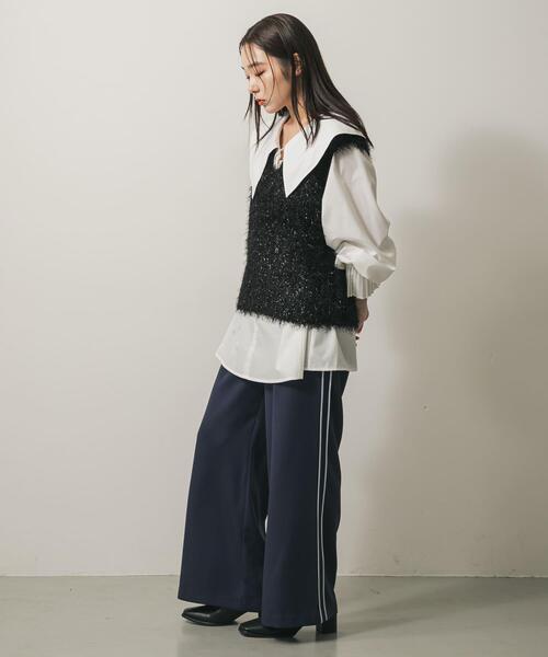 セール】モールフェザーニットベスト（ベスト）｜SENSE OF PLACE by