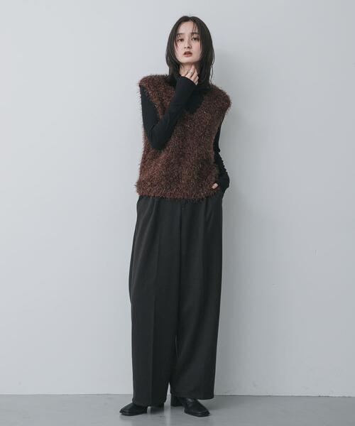 セール】モールフェザーニットベスト（ベスト）｜SENSE OF PLACE by