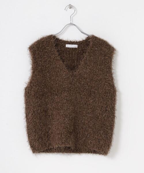 セール】モールフェザーニットベスト（ベスト）｜SENSE OF PLACE by