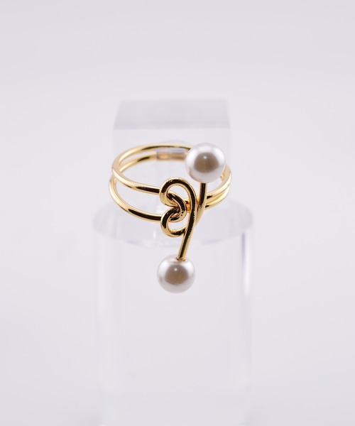 BROTHERHOOD（ブラザーフッド）の「【earyear】Knot Pearl Ring（リング・レディース・シルバー・FREE）」の8枚目の写真