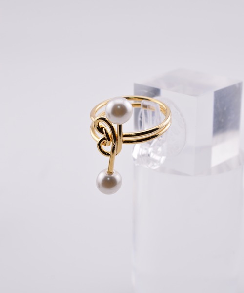 BROTHERHOOD（ブラザーフッド）の「【earyear】Knot Pearl Ring（リング・レディース・シルバー・FREE）」の9枚目の写真
