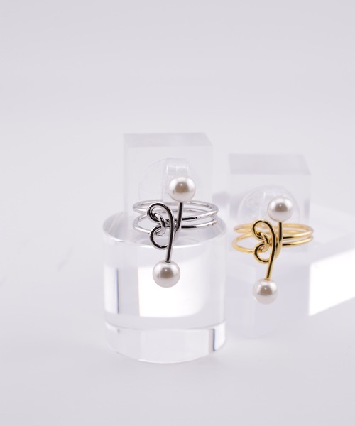 BROTHERHOOD（ブラザーフッド）の「【earyear】Knot Pearl Ring（リング・レディース・シルバー・FREE）」の14枚目の写真