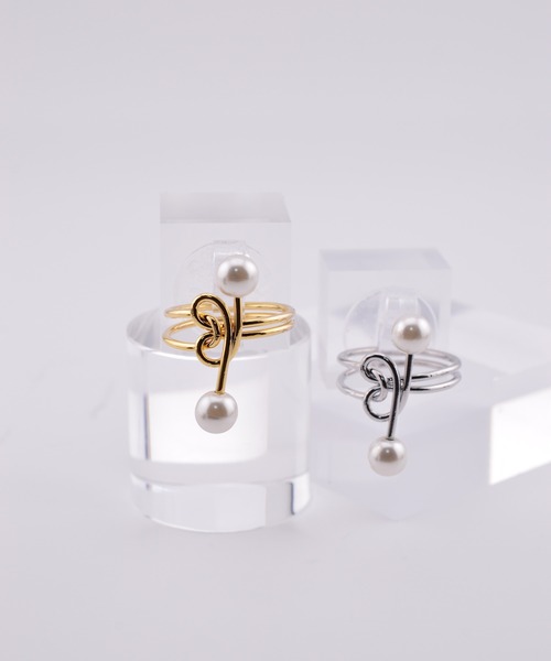 BROTHERHOOD（ブラザーフッド）の「【earyear】Knot Pearl Ring（リング・レディース・シルバー・FREE）」の15枚目の写真