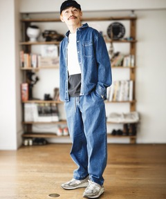 ♡新品♡Wrangler×MAISON SPECIALコラボスタッズデニムパンツ Wrangler×MAISON SPECIAL】Collaboration Studs Denim Pants