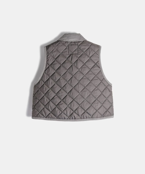 LAVENHAM（ラベンハム）の「Cropped Raydon Gilet Womens / クロップド レイドン ジレ ウィメンズ（ベスト・レディース・ブラック/ネイビー/グレー・8/12/6/10）」の10枚目の写真