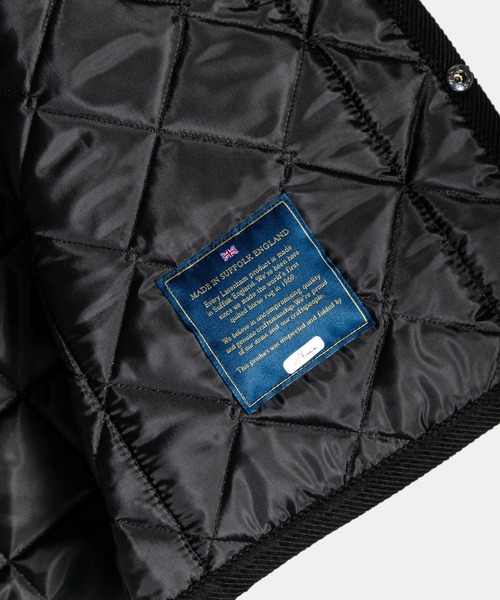 LAVENHAM（ラベンハム）の「Cropped Raydon Gilet Womens / クロップド レイドン ジレ ウィメンズ（ベスト・レディース・ブラック/ネイビー/グレー・8/12/6/10）」の8枚目の写真