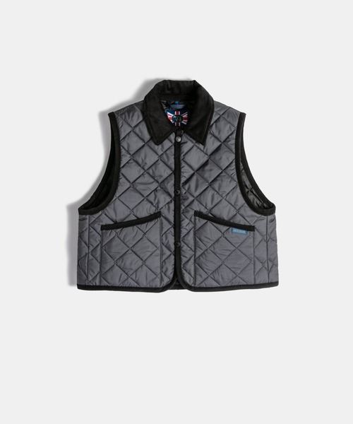 LAVENHAM（ラベンハム）の「Cropped Raydon Gilet Womens / クロップド レイドン ジレ ウィメンズ（ベスト・レディース・ブラック/ネイビー/グレー・8/12/6/10）」の4枚目の写真