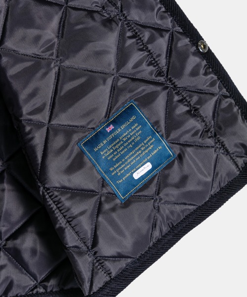 LAVENHAM（ラベンハム）の「Cropped Raydon Gilet Womens / クロップド レイドン ジレ ウィメンズ（ベスト・レディース・ブラック/ネイビー/グレー・8/12/6/10）」の21枚目の写真