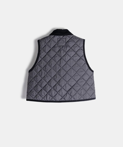 HYEON /blossom gilet グレー Cropped Raydon Gilet Womens / クロップド レイドン ジレ ウィメンズ