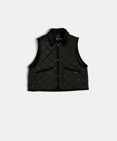 LAVENHAM（ラベンハム）の「Cropped Raydon Gilet Womens / クロップド レイドン ジレ ウィメンズ（ベスト・レディース・ブラック/ネイビー/グレー・8/12/6/10）」の22枚目の写真
