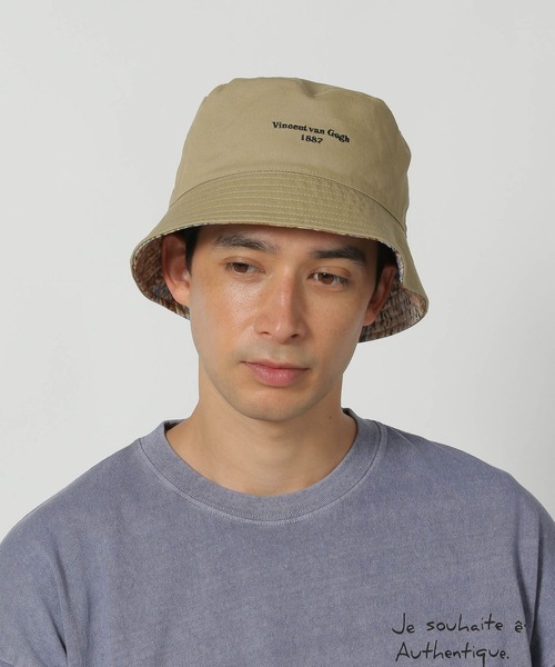 LAKOLE（ラコレ）の「【ラコレ アート】リバーシブルバケットハット / 583677（ハット・メンズ・ブラック/ベージュ・9）」の22枚目の写真