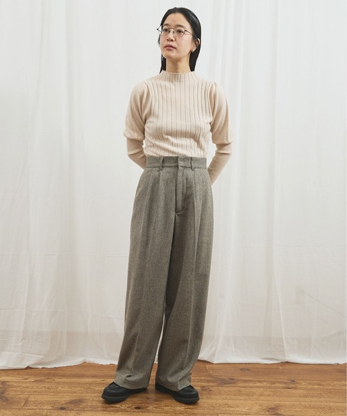 fig Ｌondon（フィグロンドン）の「Audrey puff pullover（ニット/セーター・レディース・ブラック/アイボリー/レッド・FREE）」の15枚目の写真