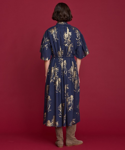 ハクプリントピンタックワンピース（ワンピース）｜HOUSE OF