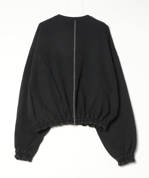 SHINYAKOZUKA（シンヤコヅカ）の「【SHINYAKOZUKA】 WASHED ORDINARY HOME HIS CREW WITH NO EFFECT（スウェット・メンズ・ブラック・SMALL/MEDIUM）」の2枚目の写真