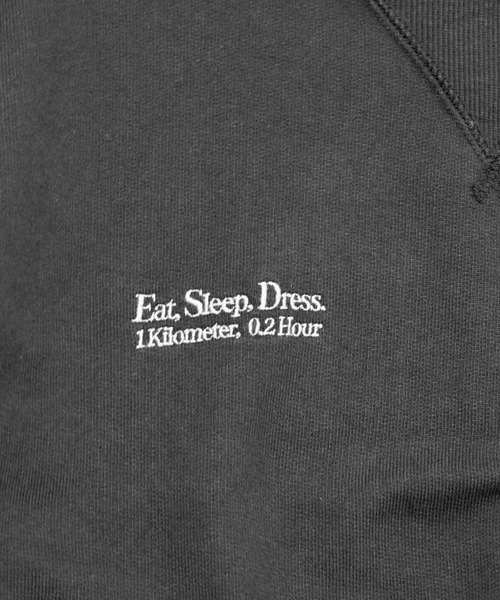 SHINYAKOZUKA（シンヤコヅカ）の「【SHINYAKOZUKA】 WASHED ORDINARY HOME HIS CREW WITH NO EFFECT（スウェット・メンズ・ブラック・SMALL/MEDIUM）」の7枚目の写真