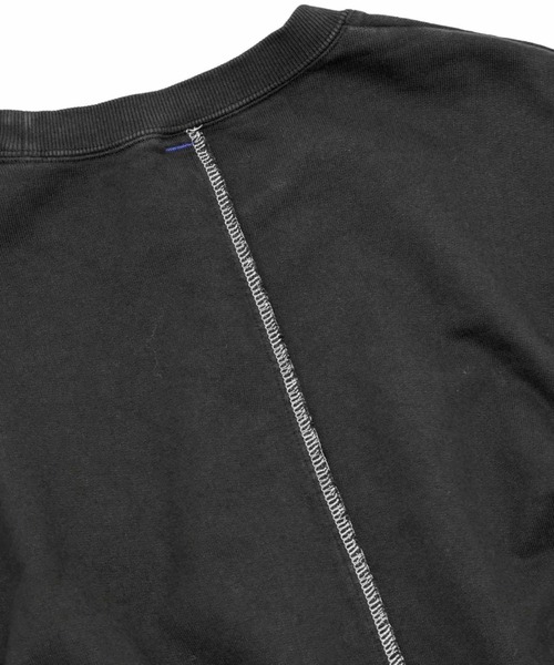 SHINYAKOZUKA（シンヤコヅカ）の「【SHINYAKOZUKA】 WASHED ORDINARY HOME HIS CREW WITH NO EFFECT（スウェット・メンズ・ブラック・SMALL/MEDIUM）」の9枚目の写真