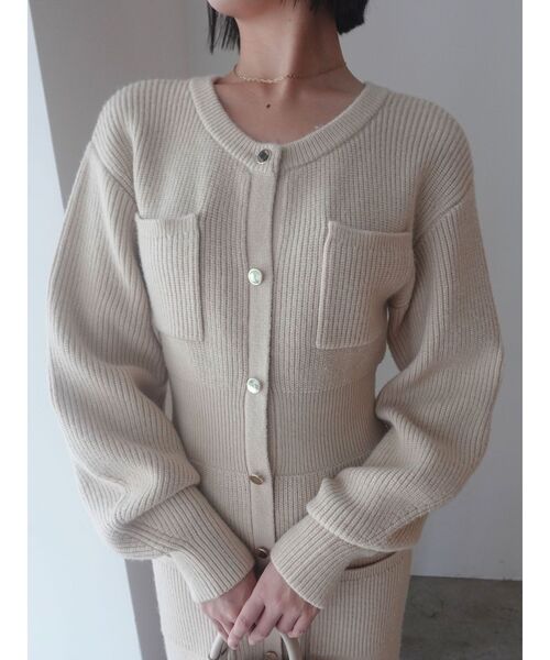 archivio 新品　ボアラインニット ANY SIS｜ラインポイント ニット | Rakuten Fashion(楽天ファッション