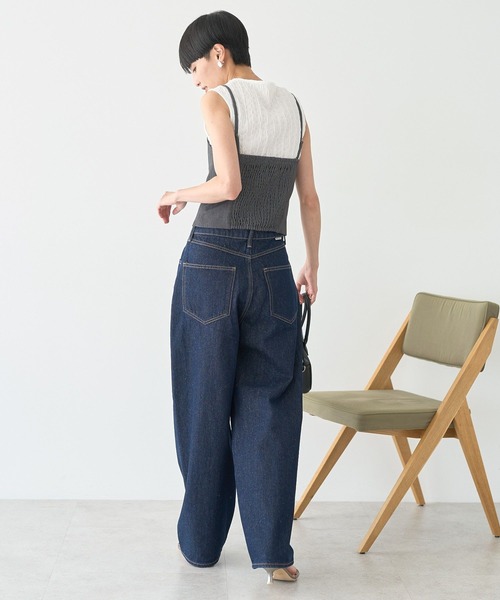 AMERICAN HOLIC（アメリカンホリック）の「【2WAY】イージーケアフロントボタンビスチェ（ベスト・レディース・ブルー系その他4/杢グレー/ブラック・S/M）」の15枚目の写真