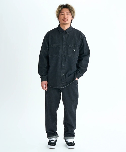 Quiksilver(クイックシルバー)の「DENIM WASH PANT/クイックシルバーデニムパンツ(デニムパンツ・メンズ・ブラック/グレー・MEDIUM/LARGE/X-LARGE)」の19枚目の写真
