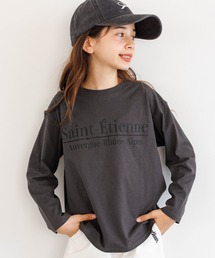 coca（coca）（コカ）の「キッズ　親子お揃いビックロゴロングＴシャツ（Tシャツ/カットソー）」