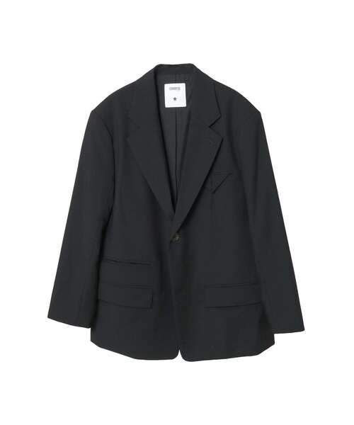 CONVERSE TOKYO(コンバーストウキョウ)の「【HL】POCKET TAB JACKET(SET-UP)(テーラードジャケット・レディース・ブラック/グレー/ブラウン・MEDIUM/SMALL)」の1枚目の写真