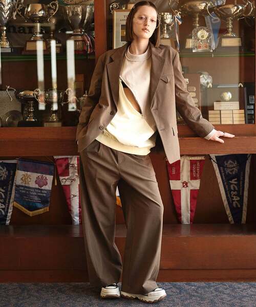 CONVERSE TOKYO(コンバーストウキョウ)の「【HL】POCKET TAB JACKET(SET-UP)(テーラードジャケット・レディース・ブラック/グレー/ブラウン・MEDIUM/SMALL)」の16枚目の写真