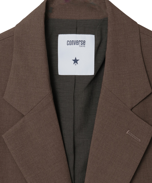 CONVERSE TOKYO(コンバーストウキョウ)の「【HL】POCKET TAB JACKET(SET-UP)(テーラードジャケット・レディース・ブラック/グレー/ブラウン・MEDIUM/SMALL)」の13枚目の写真