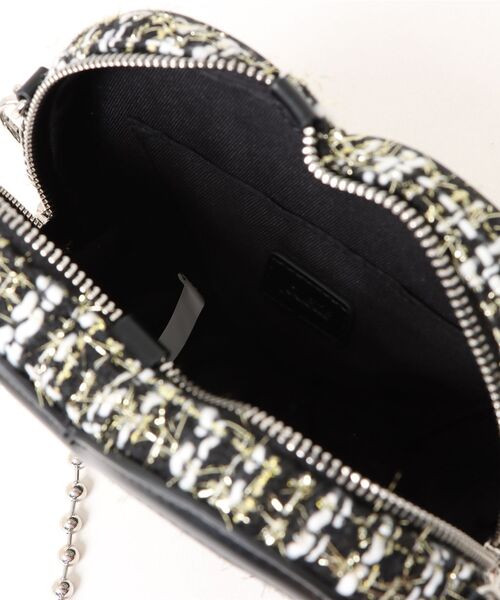 jouetie（ジュエティ）の「【jouetie / ジュエティ】 JJツイード　ハートチャーム付 ミニハートショルダーバッグ（ショルダーバッグ・レディース・ピンク/ブラック/ブルー・FREE）」の10枚目の写真