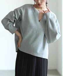 Sawa a la mode | コクーンスリーブVネックプルオーバー(スウェット)