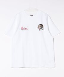EVISU（エヴィス）の「【EVISU】TIGER SEAGULL S/S TEE / ホワイト [2EAEJM5TS6023RXCT]（Tシャツ/カットソー）」