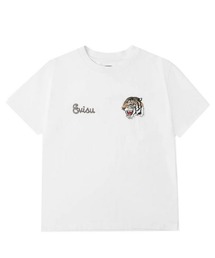 EVISU（エヴィス）の「【EVISU】TIGER SEAGULL S/S TEE / ホワイト [2EAEJM5TS6023RXCT]（Tシャツ/カットソー）」