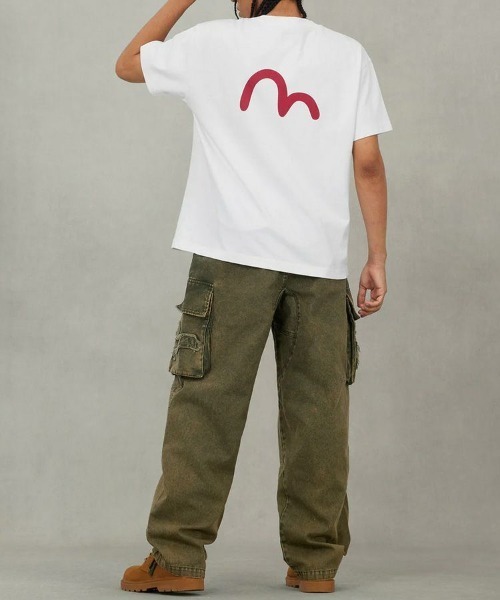 EVISU（エヴィス）の「【EVISU】TIGER SEAGULL S/S TEE / ホワイト [2EAEJM5TS6023RXCT]（Tシャツ/カットソー・メンズ・ホワイト・M/L/S/LL）」の7枚目の写真