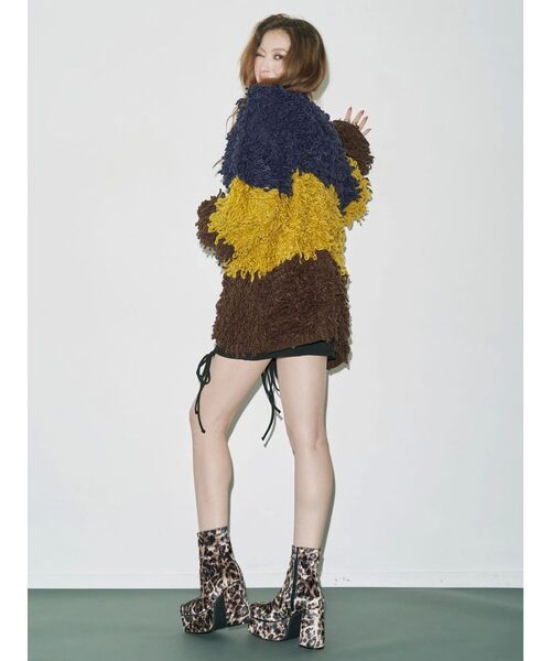 EVRIS（エヴリス）の「ループニットブルゾン（ブルゾン・レディース・レッド/ネイビー・FREE）」の17枚目の写真