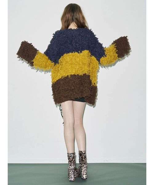 EVRIS（エヴリス）の「ループニットブルゾン（ブルゾン・レディース・レッド/ネイビー・FREE）」の18枚目の写真