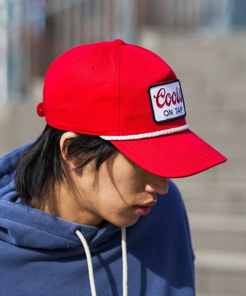 AMERICAN NEEDLE（アメリカンニードル）の「CAP/AMERICAN NEEDLE/アメリカンニードル ベースボールキャップ ユニセックス ヴィンテージ アメカジ（キャップ・メンズ・レッド・FREE）」の6枚目の写真