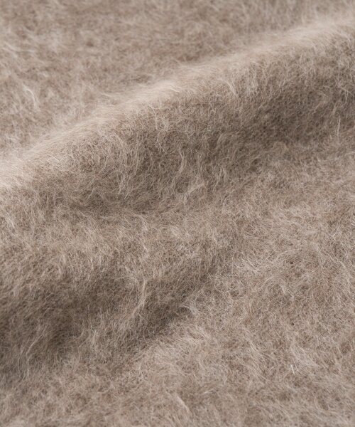 新品タグ付き ☆ RIVE DROITE ☆ 起毛ウールサイドスリットニット セール】【ヘアリーな質感】起毛ウールサイドスリットニット（ニット