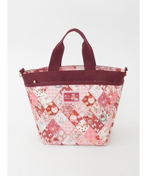 PINK HOUSE（ピンクハウス）の「イチゴ刺繍入りデニムバッグ