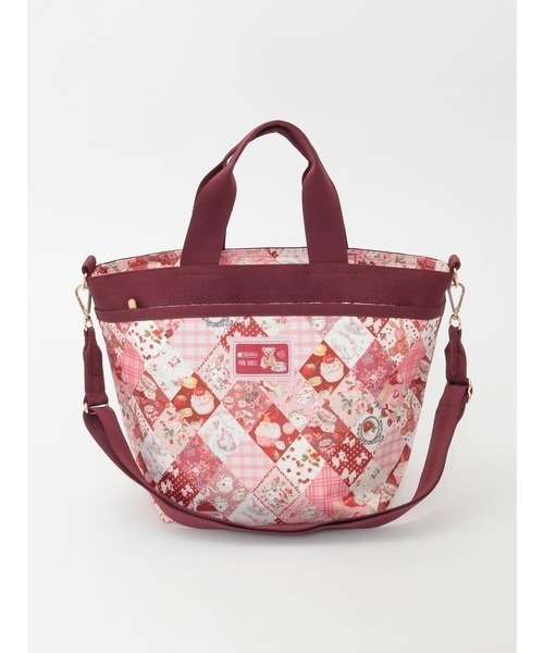 PINK HOUSE(ピンクハウス)の「PH Tea Party BUCKET TOTE(トートバッグ・レディース・ピンク系・フリー)」の4枚目の写真