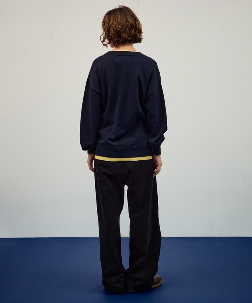 WETTEMPT（ウィテンプト）の「CREW NECK LAYERED CARDIGAN / クルーネックレイヤードカーディガン（カーディガン/ボレロ・メンズ・ブラック/ネイビー・SMALL/MEDIUM/LARGE）」の16枚目の写真