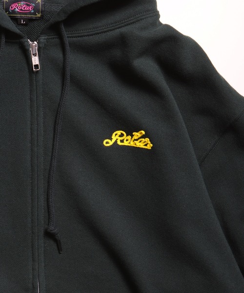 Chain logo pile ZIP PARKA（パーカー）｜ROTAR（ローター）の