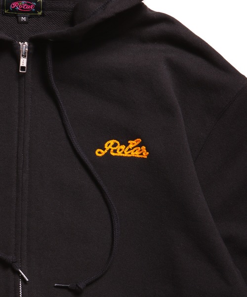 ROTAR(ローター)の「Chain logo pile ZIP PARKA(パーカー・メンズ・ブラック/アッシュグレー/モスグリーン・MEDIUM/LARGE/X-LARGE)」の9枚目の写真