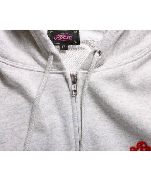 ROTAR(ローター)の「Chain logo pile ZIP PARKA(パーカー・メンズ・ブラック/アッシュグレー/モスグリーン・MEDIUM/LARGE/X-LARGE)」の10枚目の写真