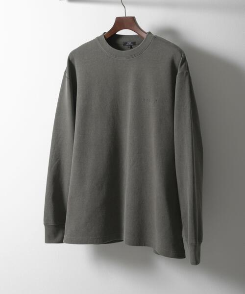 ITEMS URBANRESEARCH（アイテムズ アーバンリサーチ）の「発熱機能 フェードダンボールTops（スウェット・メンズ・オリーブ/ベージュ/ブラック/ネイビー・MEDIUM/LARGE）」の3枚目の写真