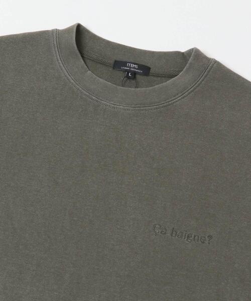 ITEMS URBANRESEARCH(アイテムズ アーバンリサーチ)の「発熱機能 フェードダンボールTops(スウェット・メンズ・オリーブ/ベージュ/ブラック/ネイビー・MEDIUM/LARGE)」の11枚目の写真