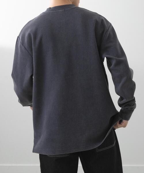 ITEMS URBANRESEARCH（アイテムズ アーバンリサーチ）の「発熱機能 フェードダンボールTops（スウェット・メンズ・オリーブ/ベージュ/ブラック/ネイビー・MEDIUM/LARGE）」の19枚目の写真